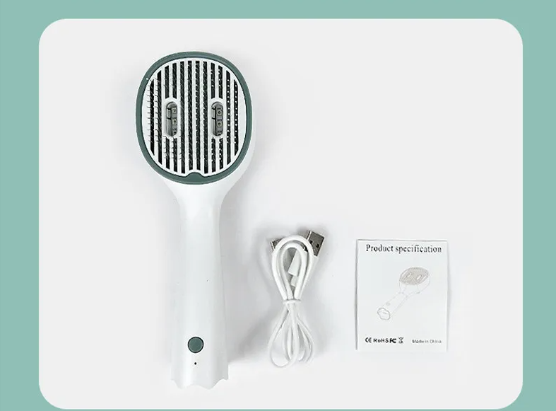 Elektrisk Hårborste - Snabb Utredande och Rakande Borste för Rakt Hår