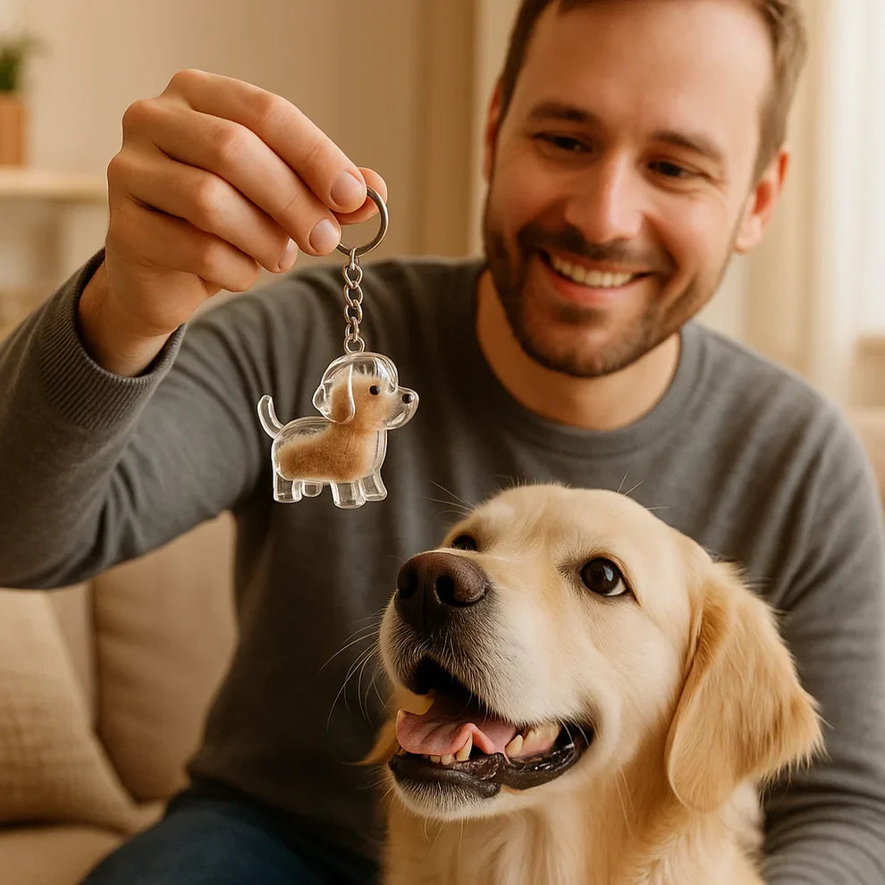 Minnes Hår Hänge i Hundeform