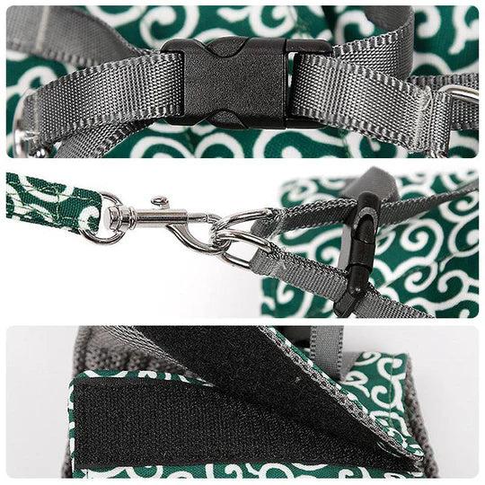 Andningsbart Kattsele med Koppel för Utomhuspromenader