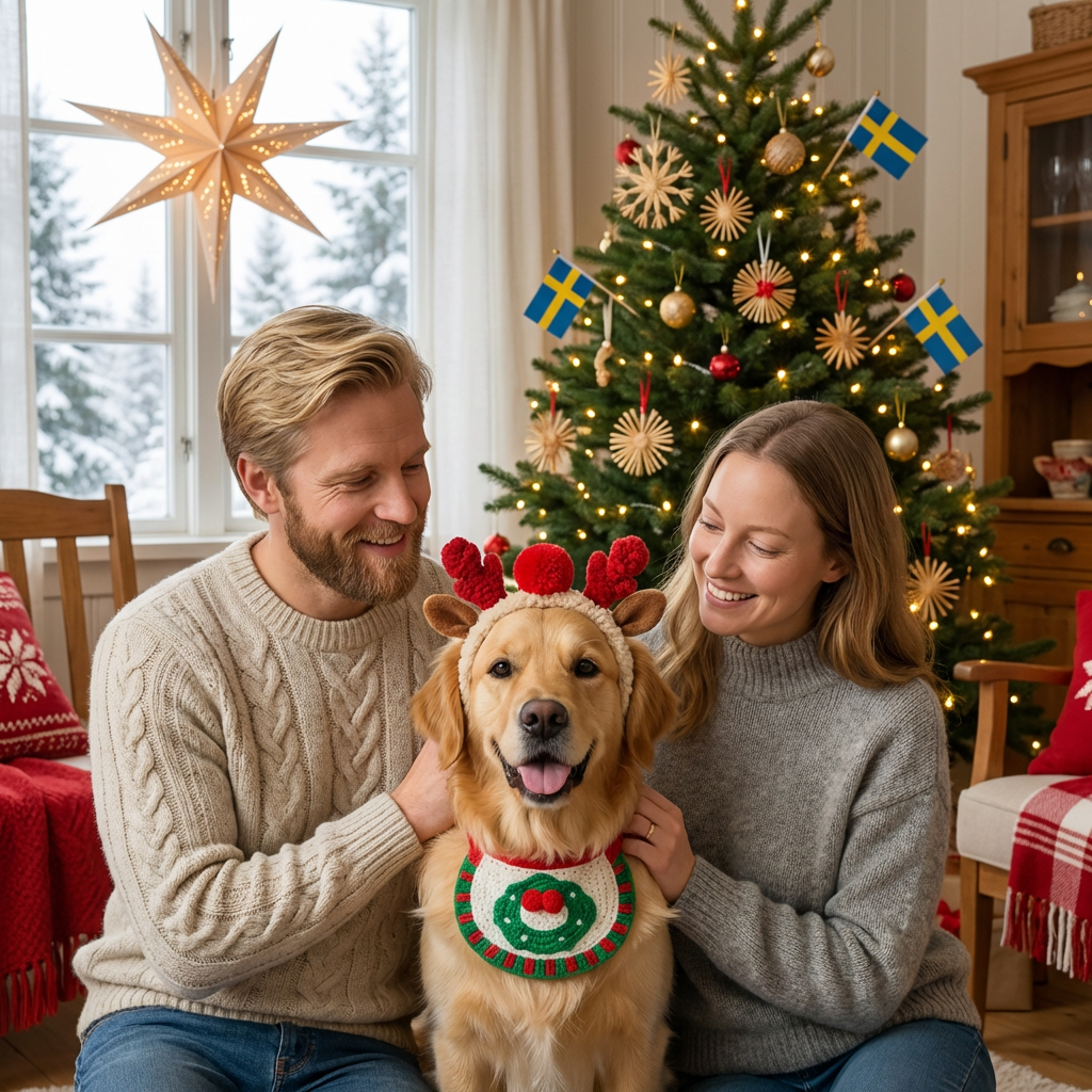 Julkläder för Hundar