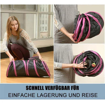 Bequee 3-Vägs Hopfällbar Djurunnel