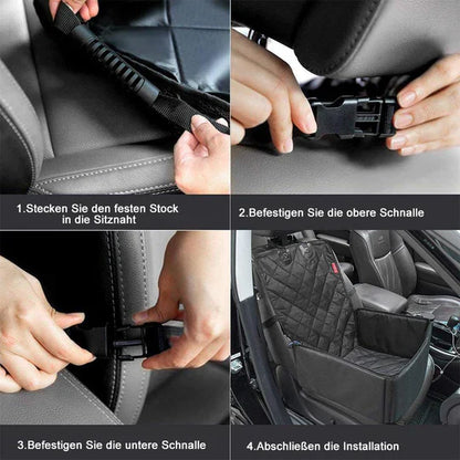 Bequee Premium Vattentätt Bilsäte för Husdjur