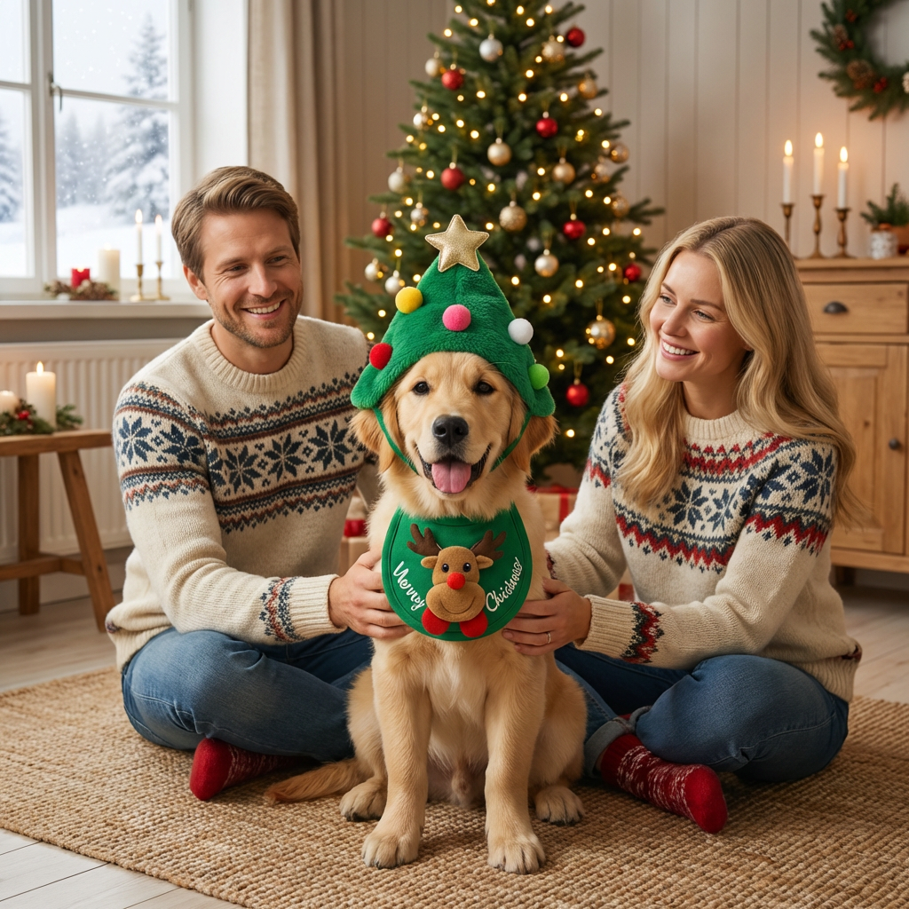 Julkläder för Hundar