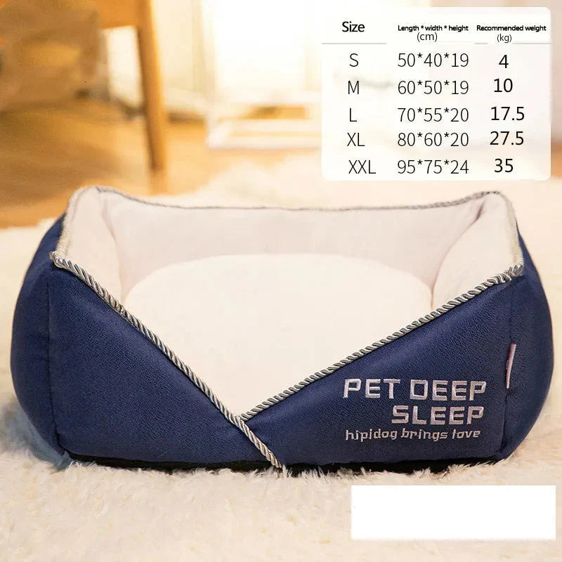 Bekväm Sovmatta för Husdjur med Mjuk Innersula för Hundar och Katter