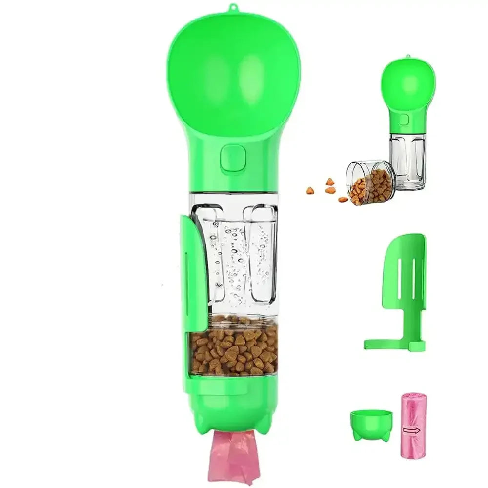 3-i-1 Multifunktionell Vattenflaska för Husdjur