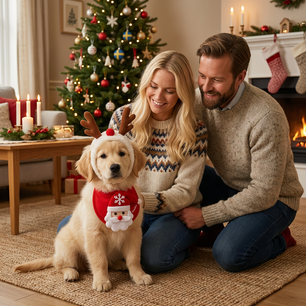 Julkläder för Hundar