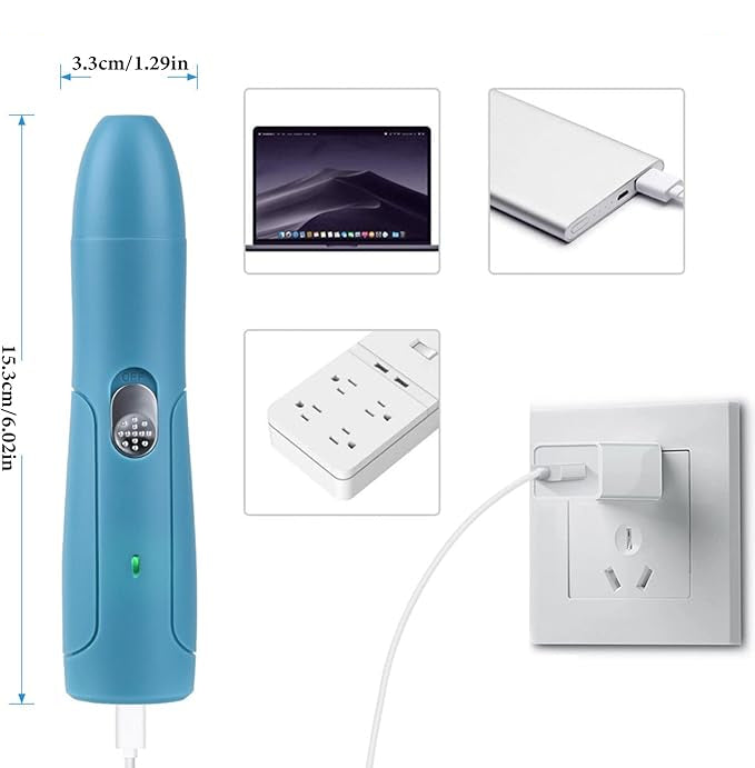 Elektrisk Klovslip för Husdjur med USB-laddare