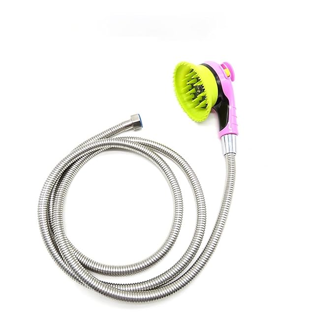 Duschborste för hundar med massagefunktion och pälsrengöring