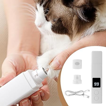 Digital Kloslip för Husdjur med LED-Display och Tyst Drift