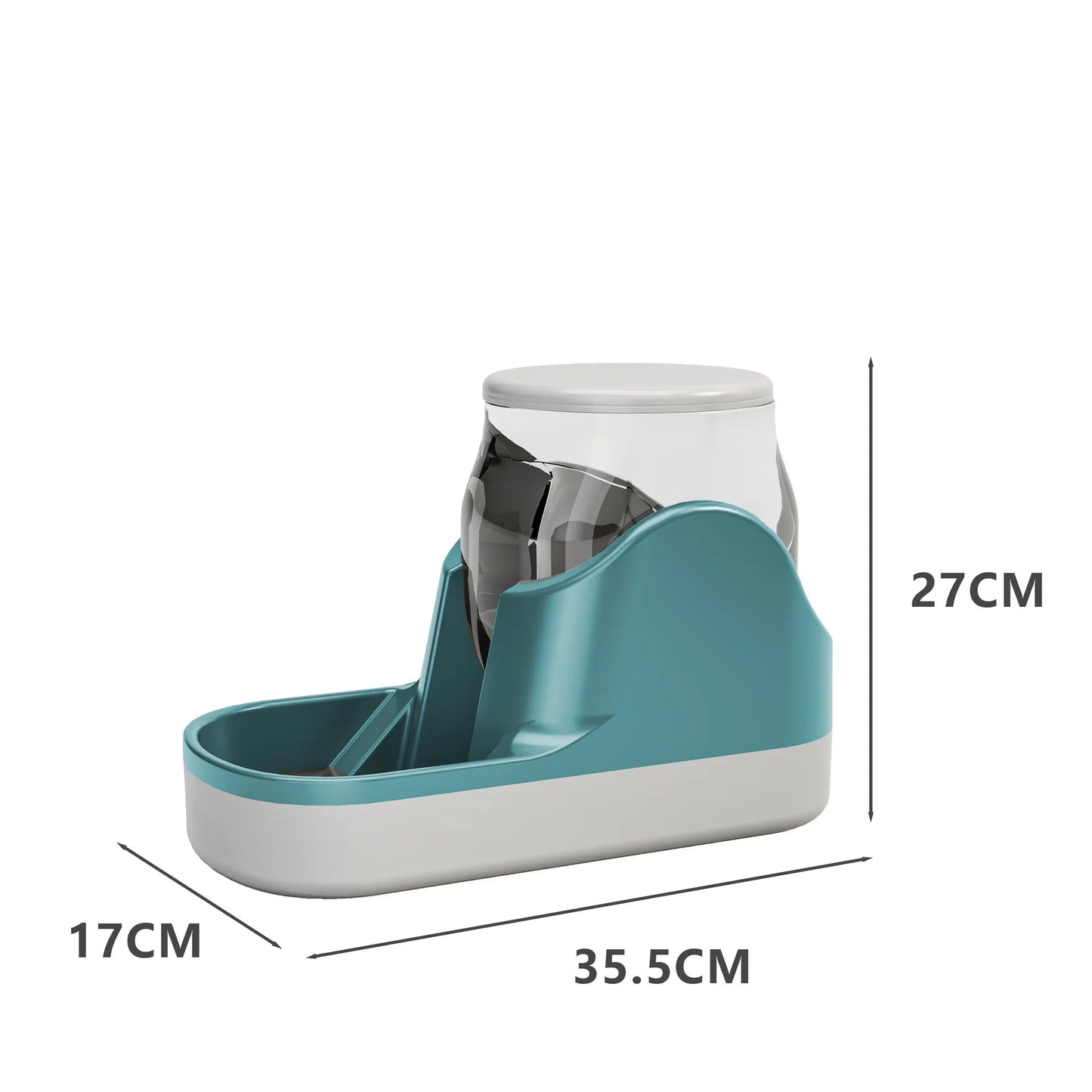 Automatisk Mat- och Vattendispenser för Hundar och Katter – 3,8 L Kapacitet