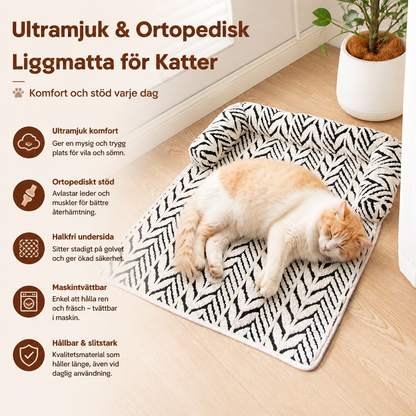 Ultramjuk Halkfri Ortopedisk Liggmatta För Katter