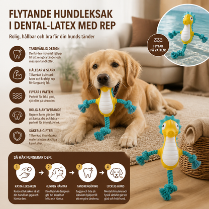 Slitstark Flytande Hundleksak I Dental-Latex Med Rep