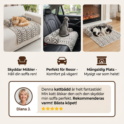 Ultramjuk Halkfri Ortopedisk Liggmatta För Katter