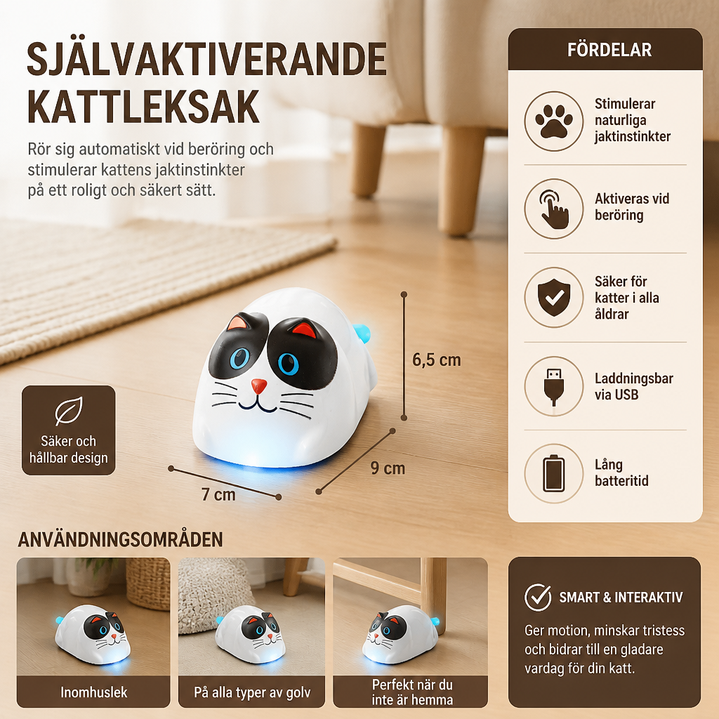 Beröringsstyrd Smart Robotkattleksak