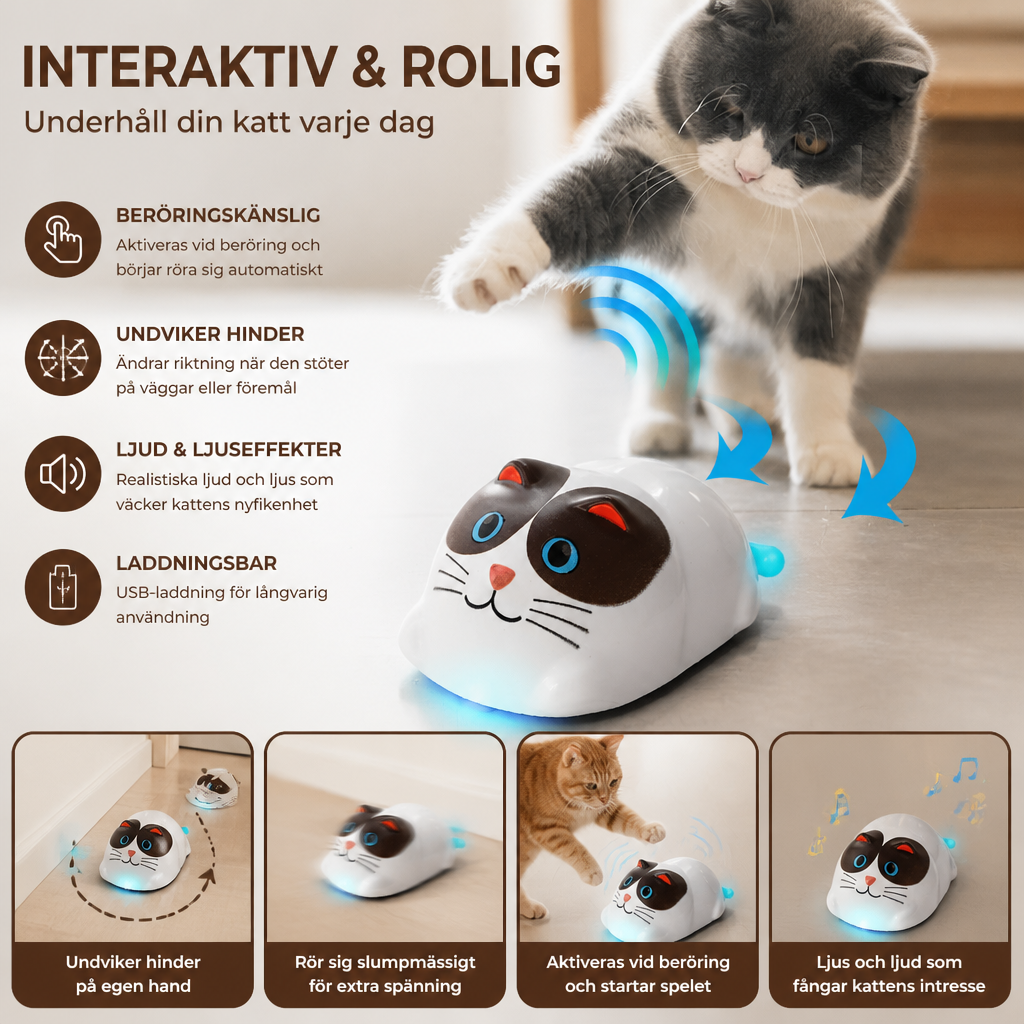 Beröringsstyrd Smart Robotkattleksak