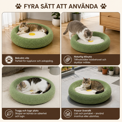 Blomsterkattklösbädd – Mysig 2-i-1 Klös- Och Vilolounge