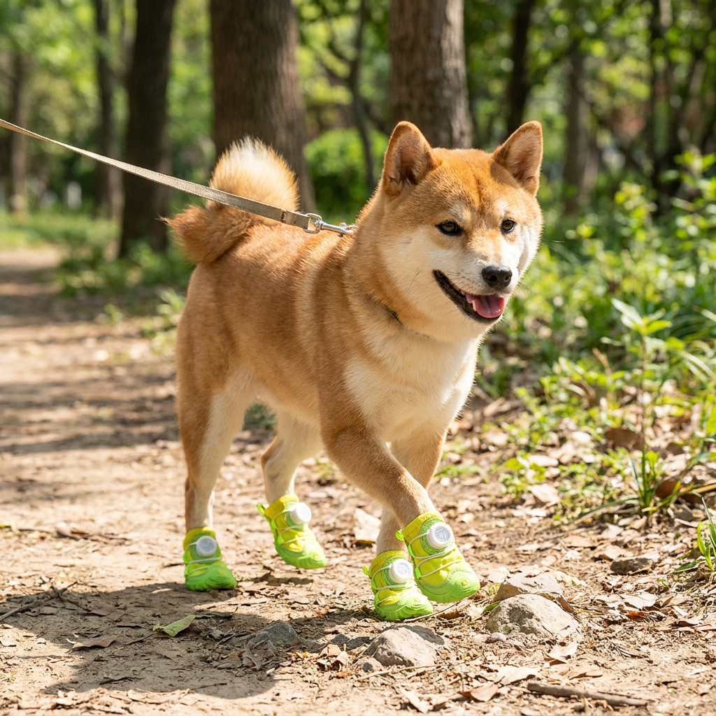 Skyddande Hundskor Med Justerbara Remmar För Bekväma Promenader Utomhus