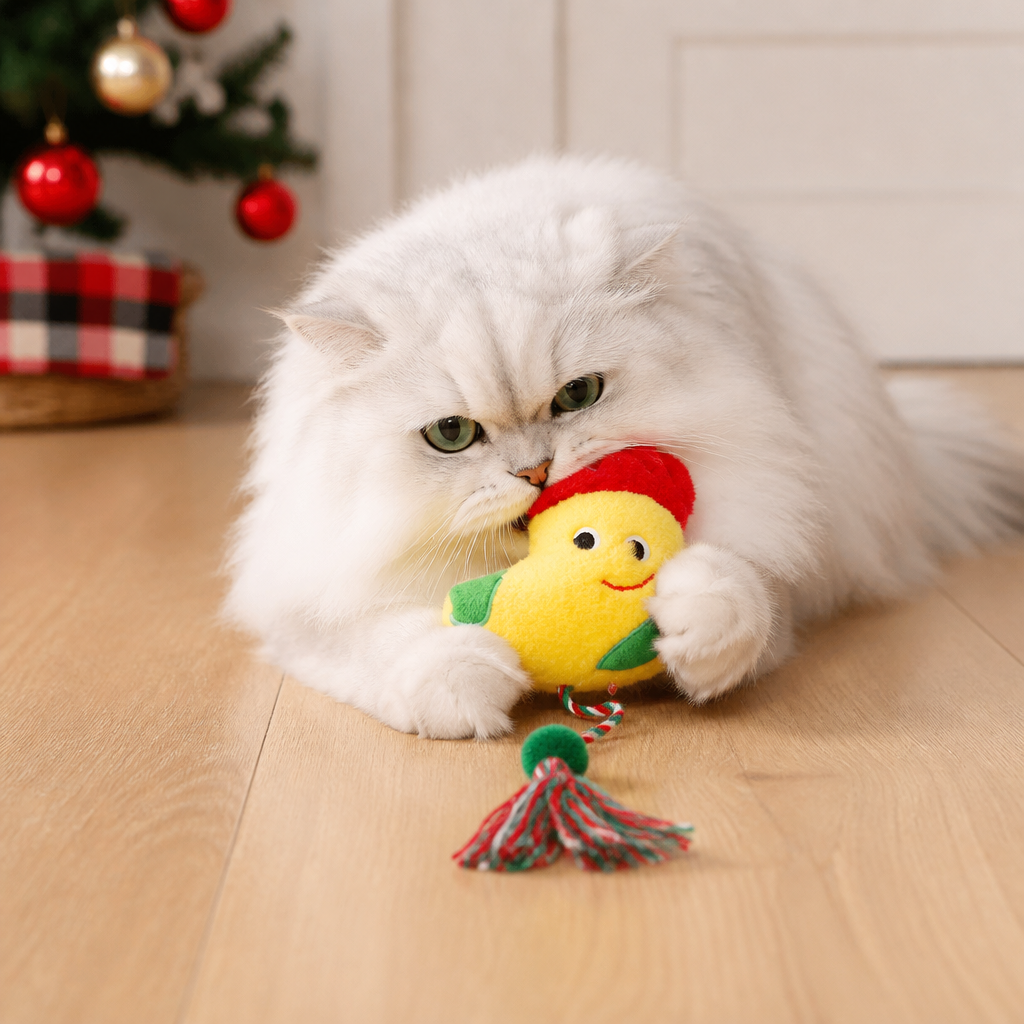Julrepstavla Med Kattmynta För Katter