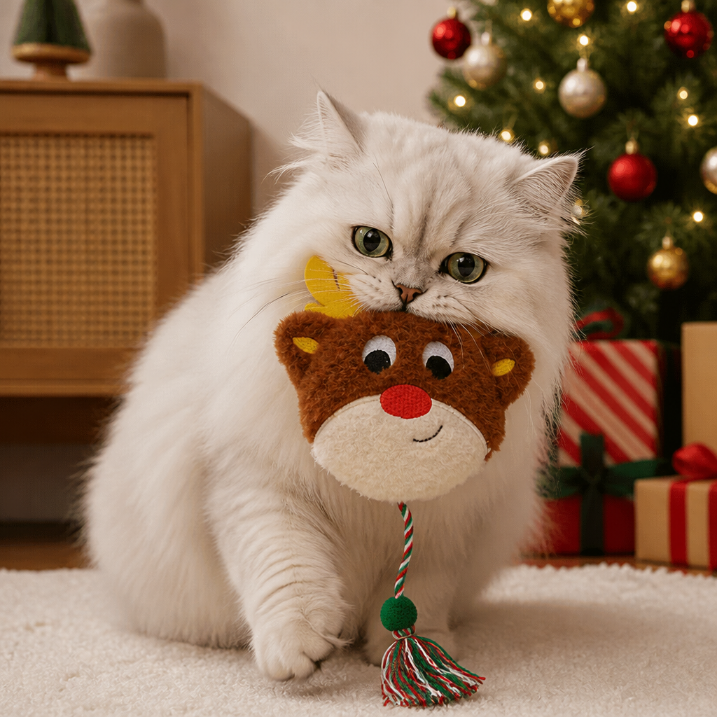 Julrepstavla Med Kattmynta För Katter