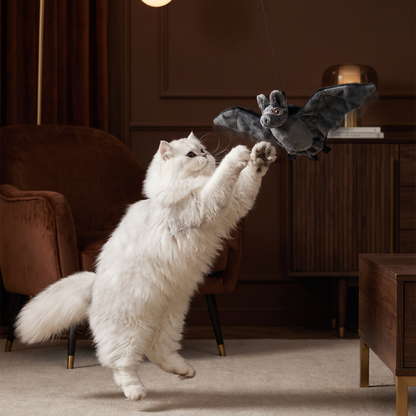 Beröringsaktiverad Fladdrande Fladdermusleksak för Katter med Kattmynta