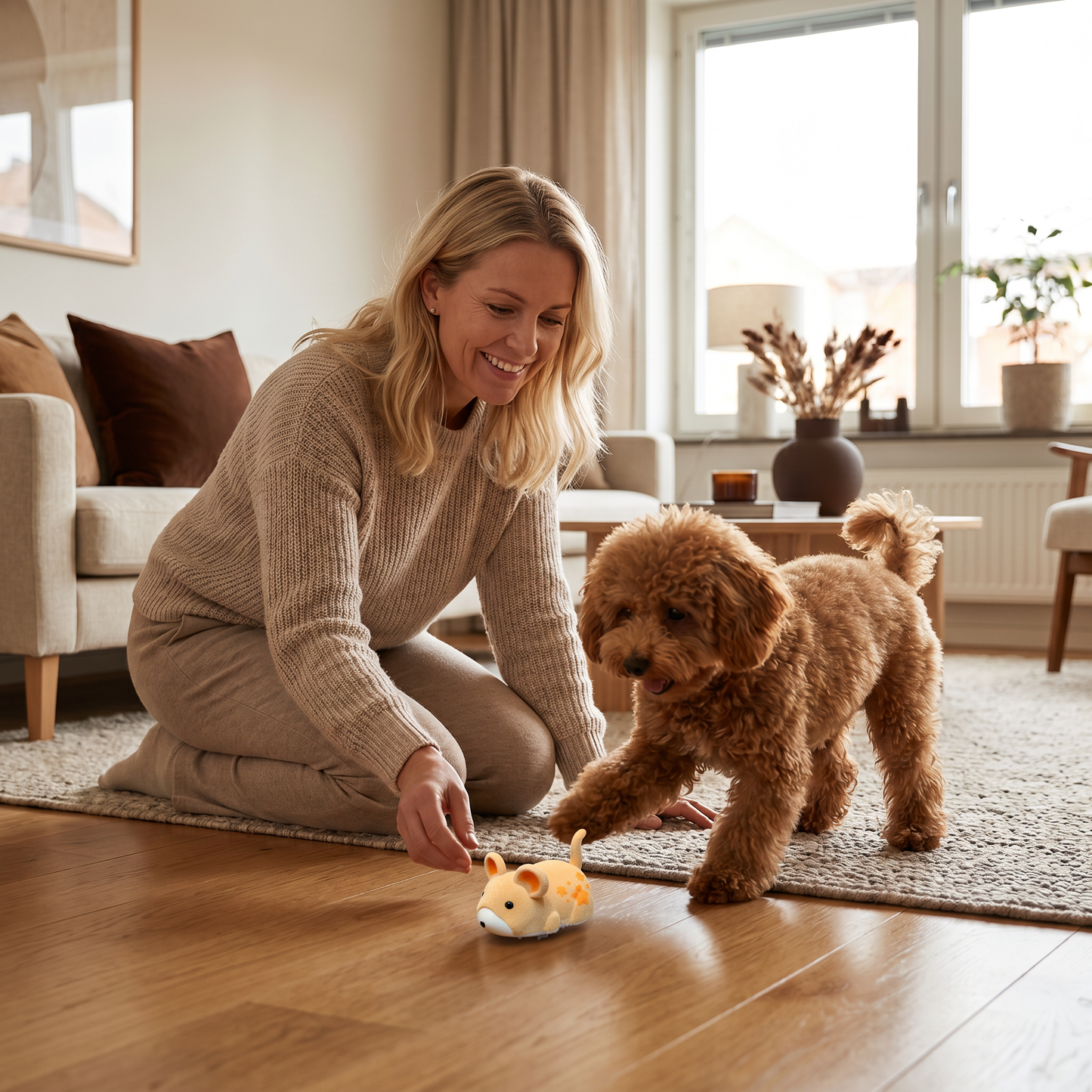 Aktiv hamsterleksak för hundar inomhus