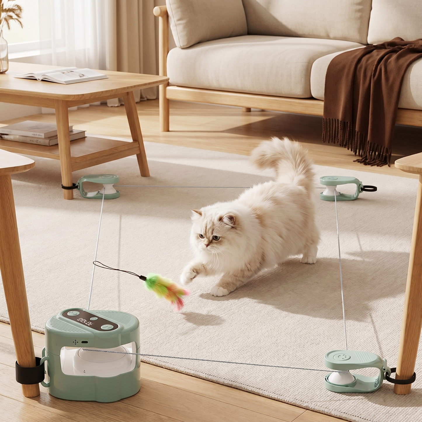 Automatisk Kattbana för Jaktlek