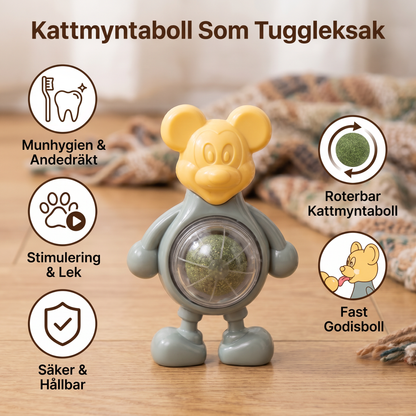 Kattmyntaboll Som Tuggleksak För Katter
