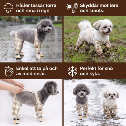 Vattentät Benskyddsdräkt För Hund – För Rena Och Skyddade Promenader Utomhus