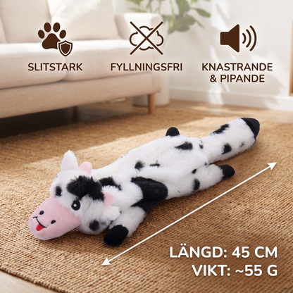 Slitstark Fyllningsfri Knastrande Pipande Hundleksak