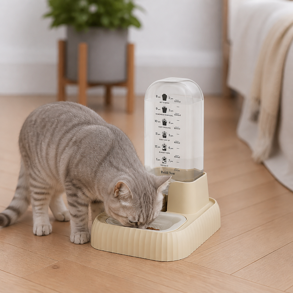 Automatisk Vattendispenser för Husdjur med Stor Kapacitet