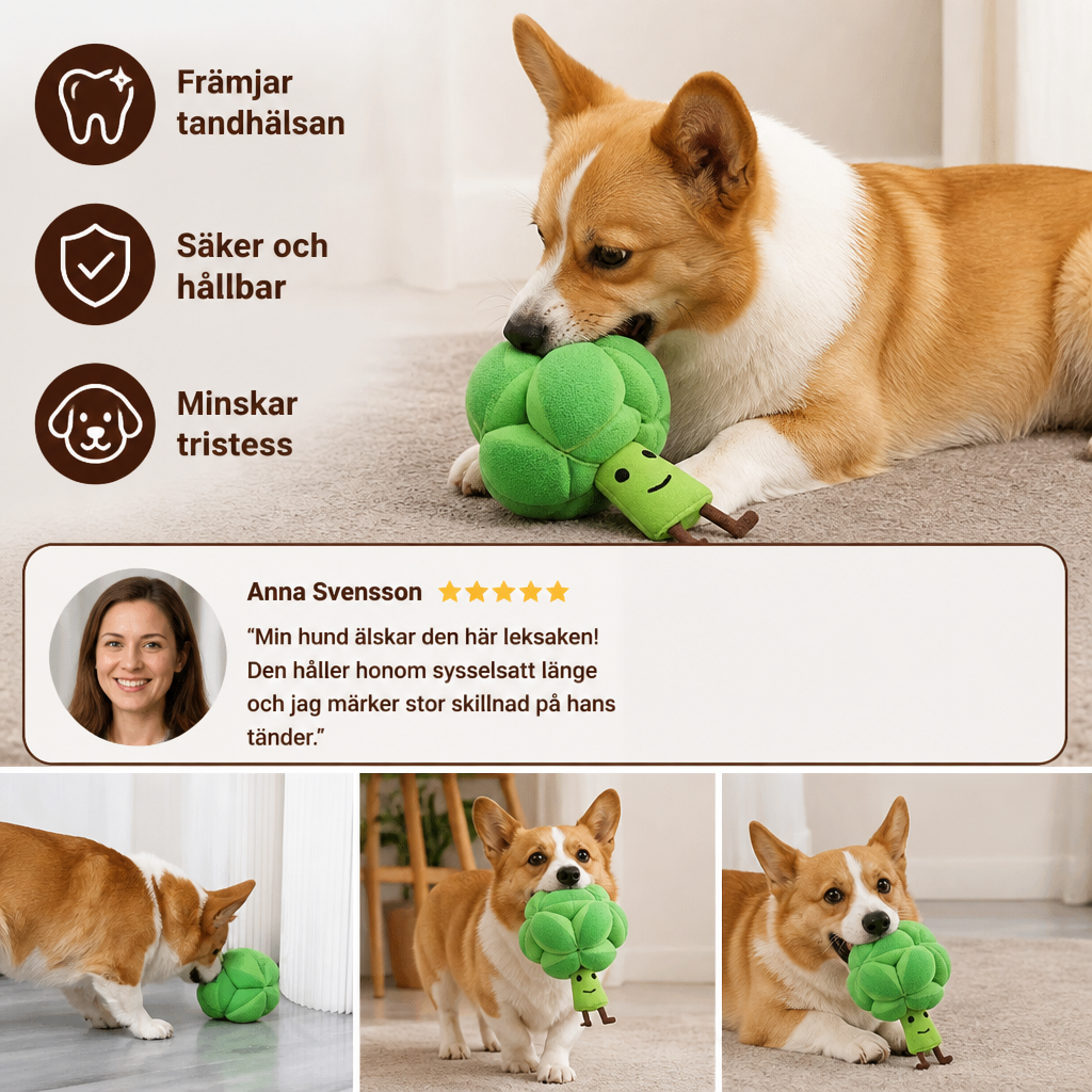 Sniffande Broccoli – Interaktiv Godisleksak