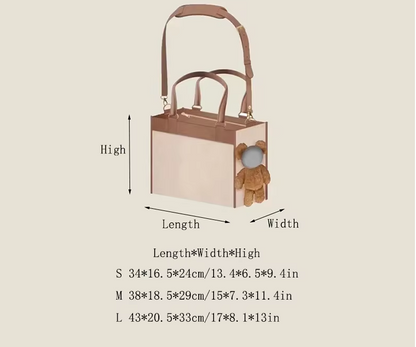 Elegant handväska för husdjur – Bärbar transportväska för små hundar och katter