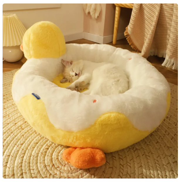 Cosy Ankbädd för Katter – Mjuk Djur­bädd för Avkoppling och Komfort