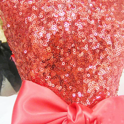 Elegant hundklänning med glitter och tyllkjol i 2 färger