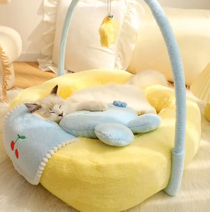 Cosy Ankbädd för Katter – Mjuk Djur­bädd för Avkoppling och Komfort