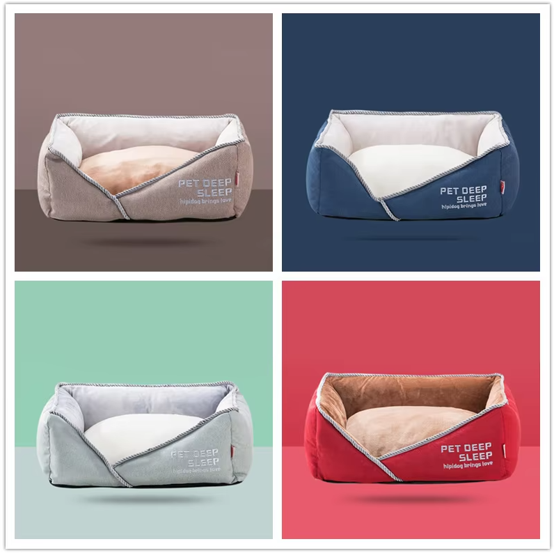 Bekväm Sovmatta för Husdjur med Mjuk Innersula för Hundar och Katter