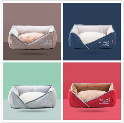 Bekväm Sovmatta för Husdjur med Mjuk Innersula för Hundar och Katter