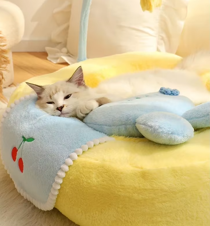 Cosy Ankbädd för Katter – Mjuk Djur­bädd för Avkoppling och Komfort