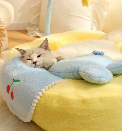 Cosy Ankbädd för Katter – Mjuk Djur­bädd för Avkoppling och Komfort