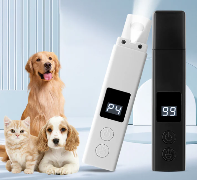 Digital Kloslip för Husdjur med LED-Display och Tyst Drift