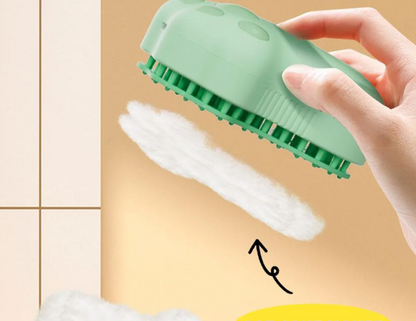 Elektrisk Kattborste med Massagefunktion för Mjuk Pälsvård