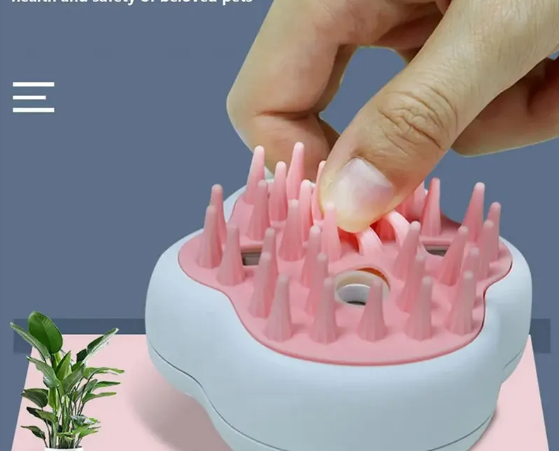 Elektrisk Borste med Sprayfunktion för Mjuk Pälsrengöring