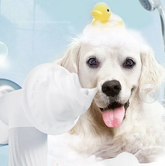 Elektrisk Hundborste med Massagefunktion – Mjuk Pälsvård och Djupgående Rengöring med USB-laddare