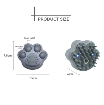 Elektrisk Borste med Sprayfunktion för Mjuk Pälsrengöring