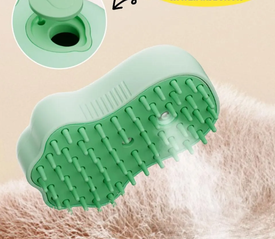 Elektrisk Kattborste med Massagefunktion för Mjuk Pälsvård