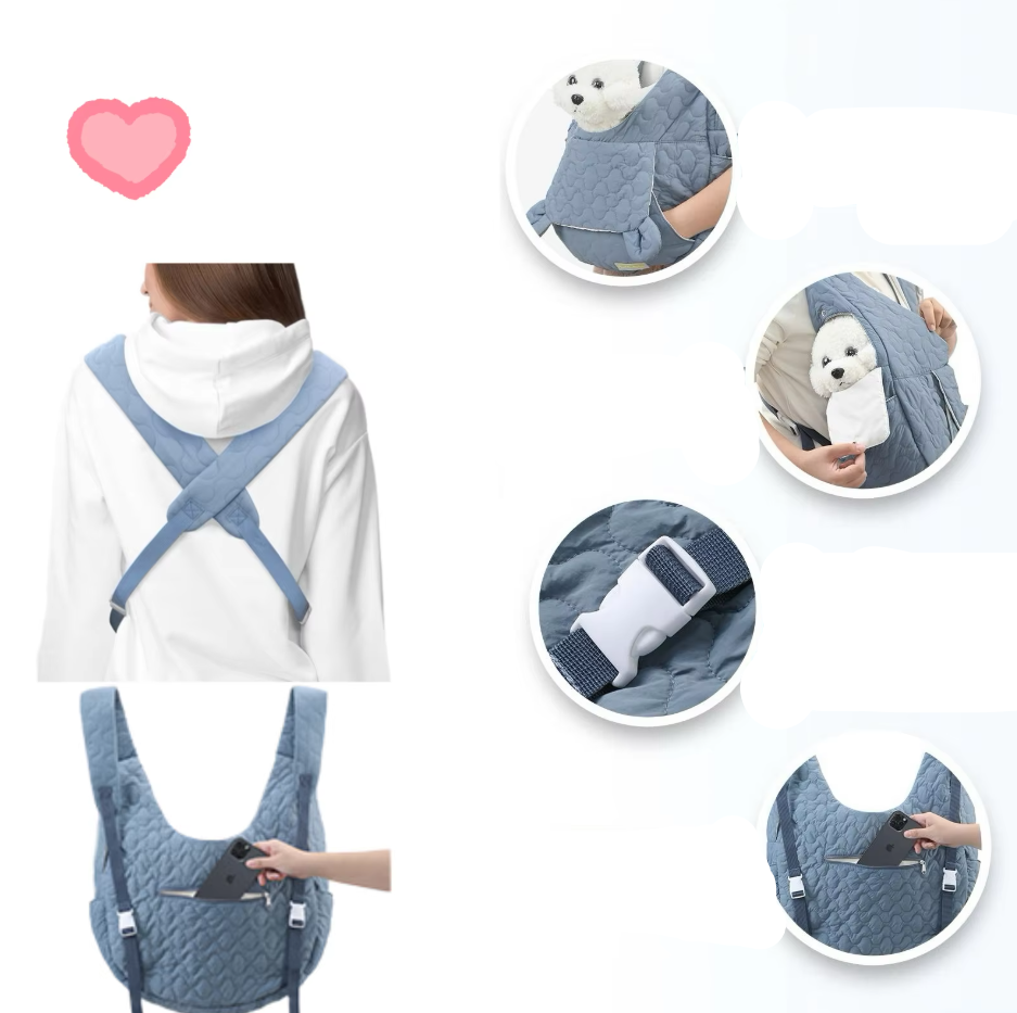 Djurtyp – Bekväm och Stilfull Hund- och Kattryggsäck för Resan