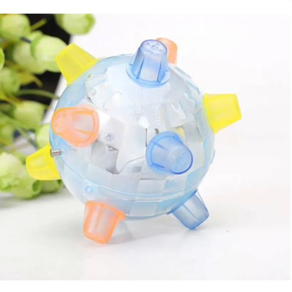 Blinkande Lekboll för Husdjur med Ljuseffekt och Ljudfunktion