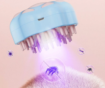 Elektrisk Kattborste med Massagefunktion för Mjuk Pälsvård