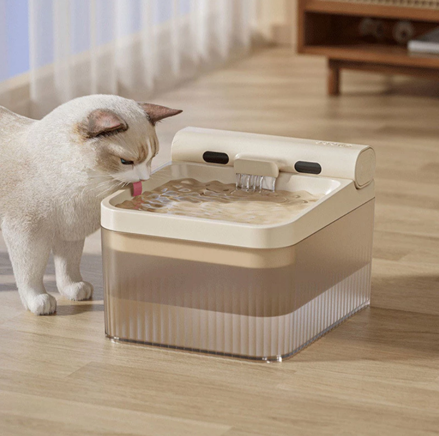 Elefant Vattendispenser för Husdjur – Simulerar Rinnande Vatten med Trippelfiltrering