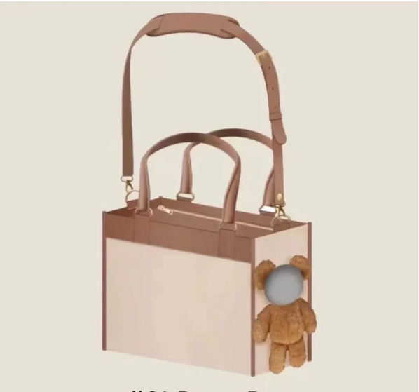 Elegant handväska för husdjur – Bärbar transportväska för små hundar och katter